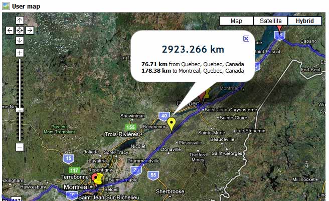 C2CFit Maps. When you log your distance for your activities, it accumulates